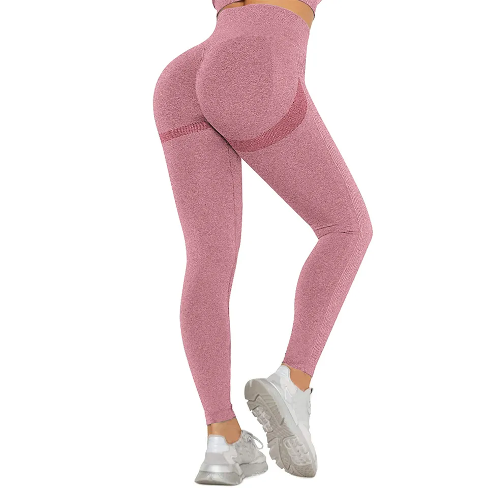 RUUHEE Seamless Push Up Leggings Scrunch Butt Womens Fitness Workout  Clothing High Waist Bum Sport Gym Solid Yoga Pants 210929 From Kong003,  $12.31