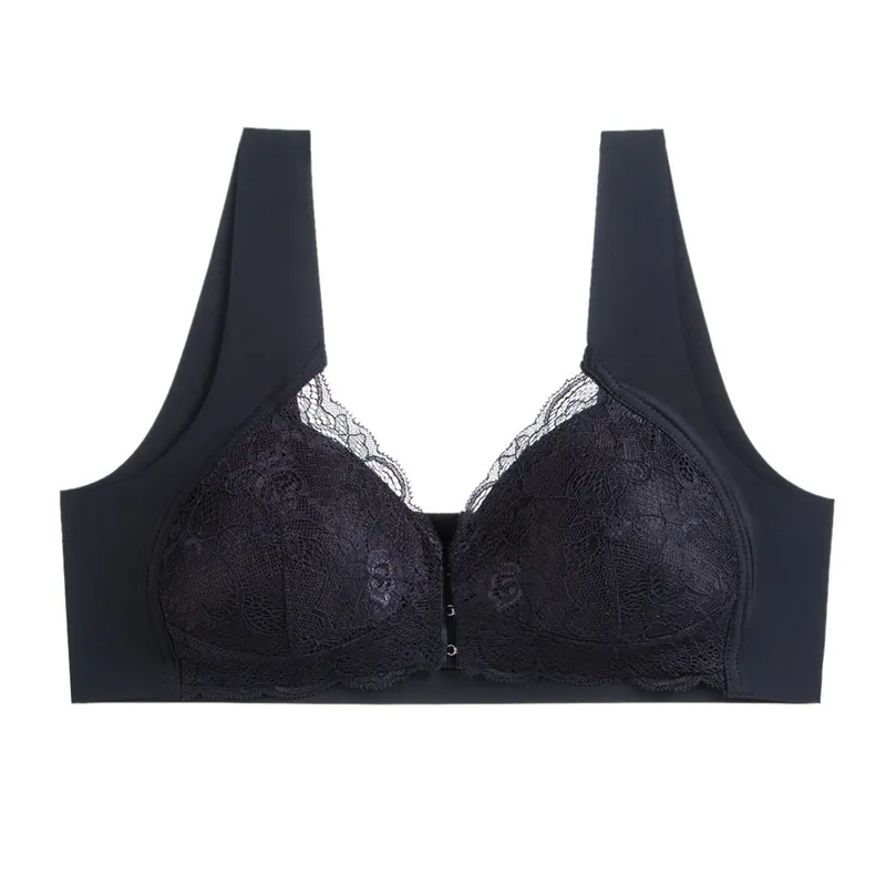 Wireless Lace Front 34dd Bra Size Closure Sexy Push Up Underwear