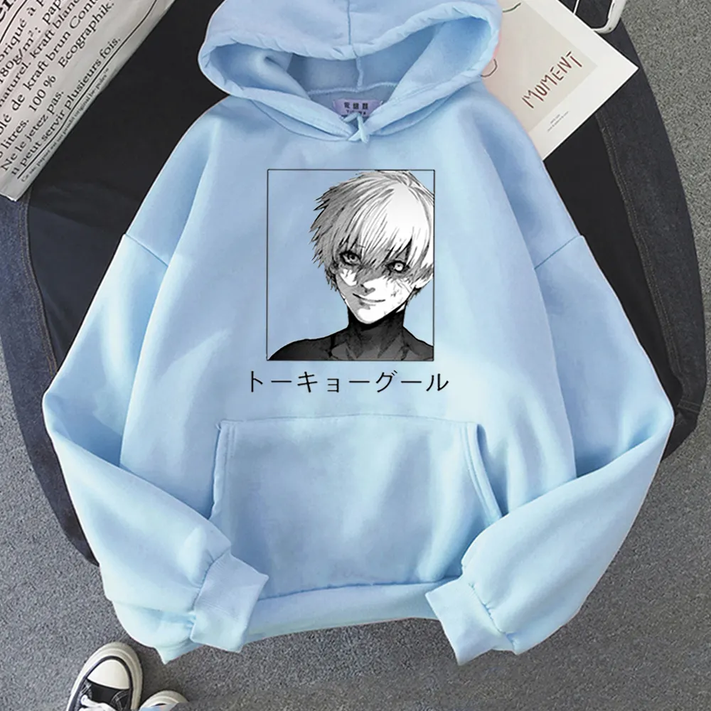 Tokyo ghoul deals kaneki blue hoodie