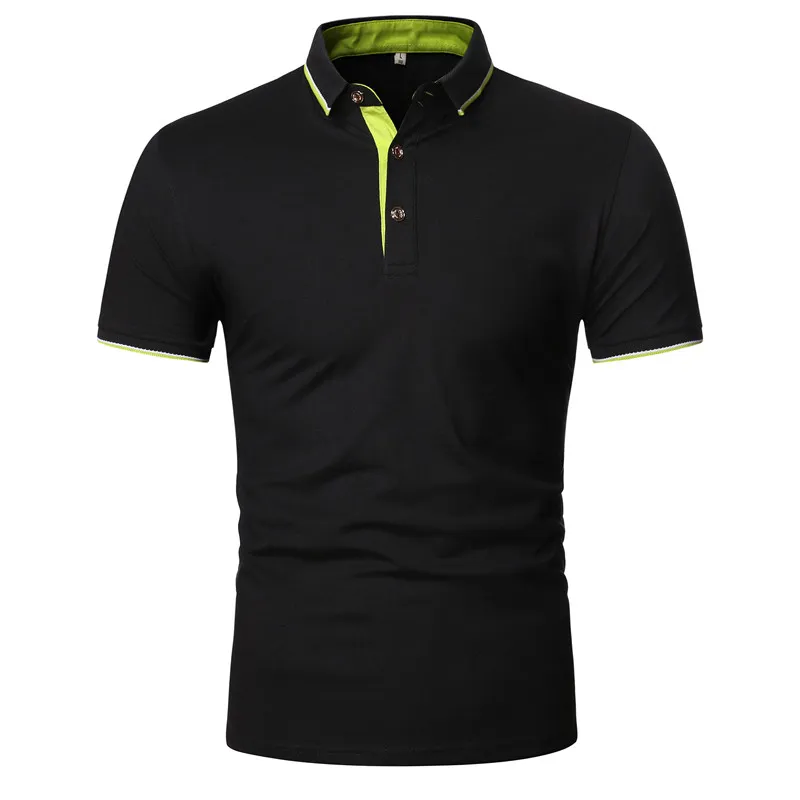 Black and lime green polo sales shirt