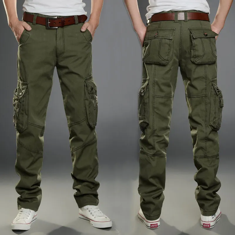 Men's Tactical Pants Military Trousers Multi-pocket Men Cargo Pants Casual  Pants