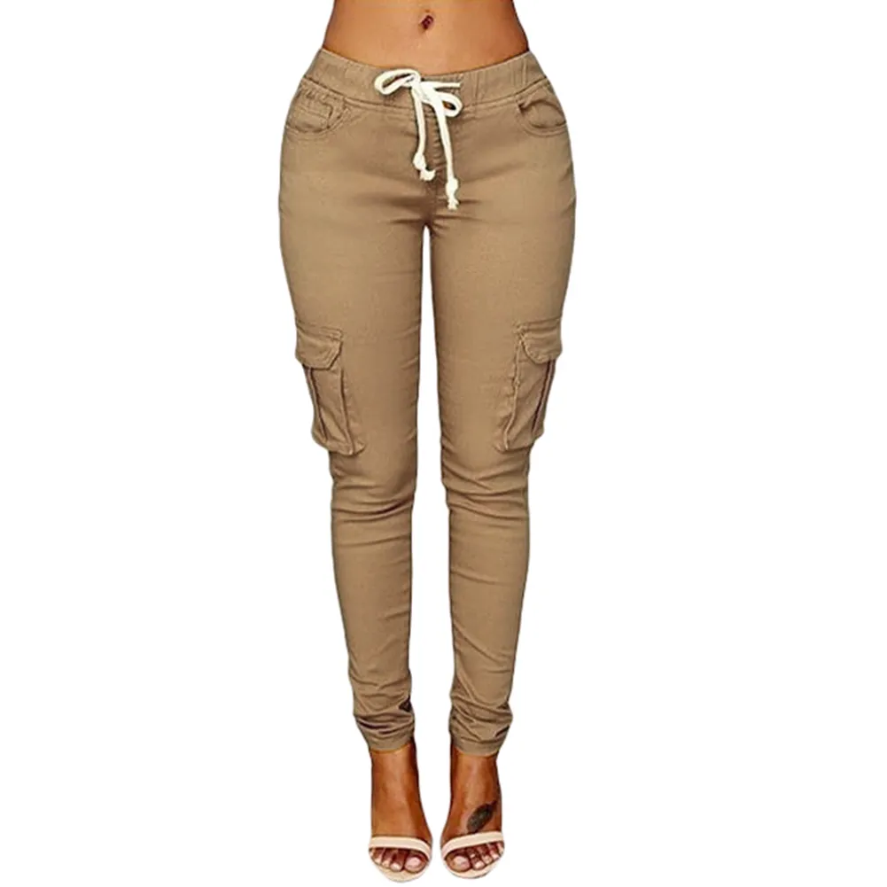 Skinny cargo 2025 joggers womens
