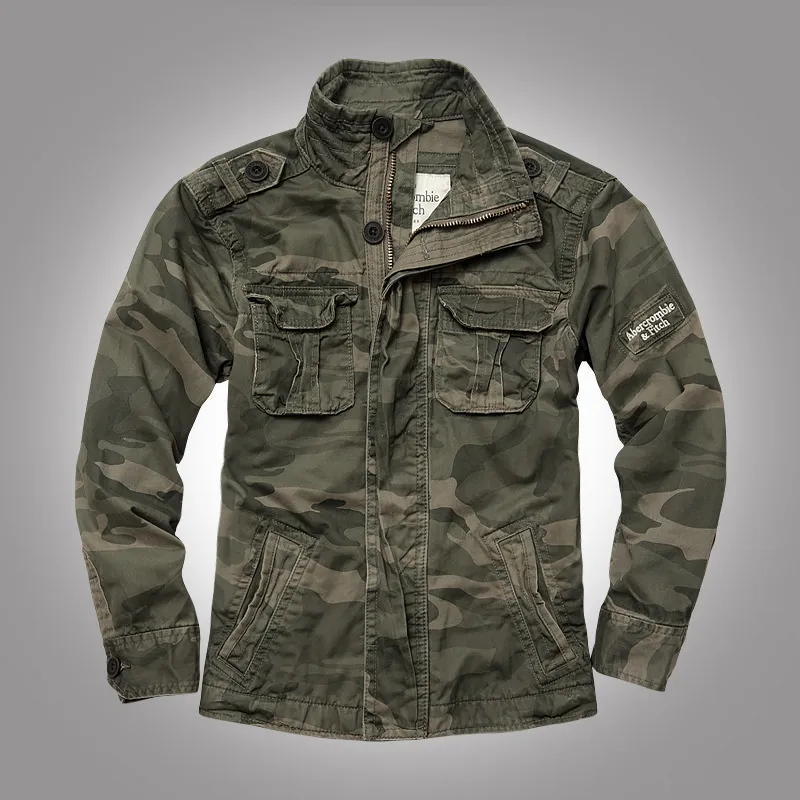 Abercrombie camo deals jacket