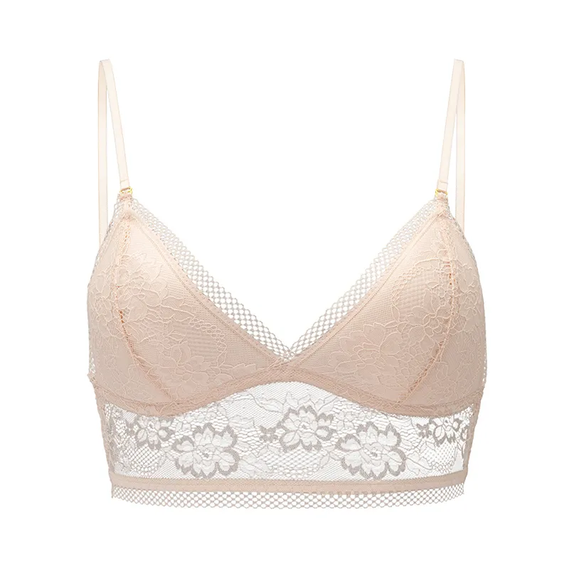 Plus Size Lace Backless Push Up Bra For Women Sexy Low Back Bra And  Underwear With Small Chest Pant Thin Bralette Lingerie Brassiere From  Herish, $14.22