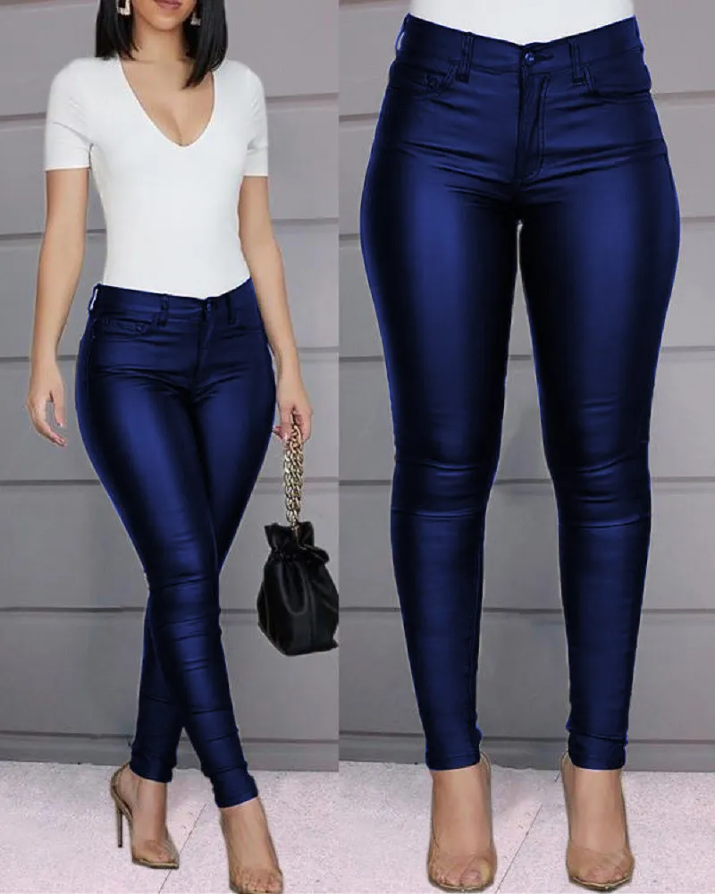 New Women's Casual Ol Office Pencil Trousers Girls's Cute 12 Colour Slim  Stretch Pants Fashion Candy Office Pencil Trousers - Pants & Capris -  AliExpress