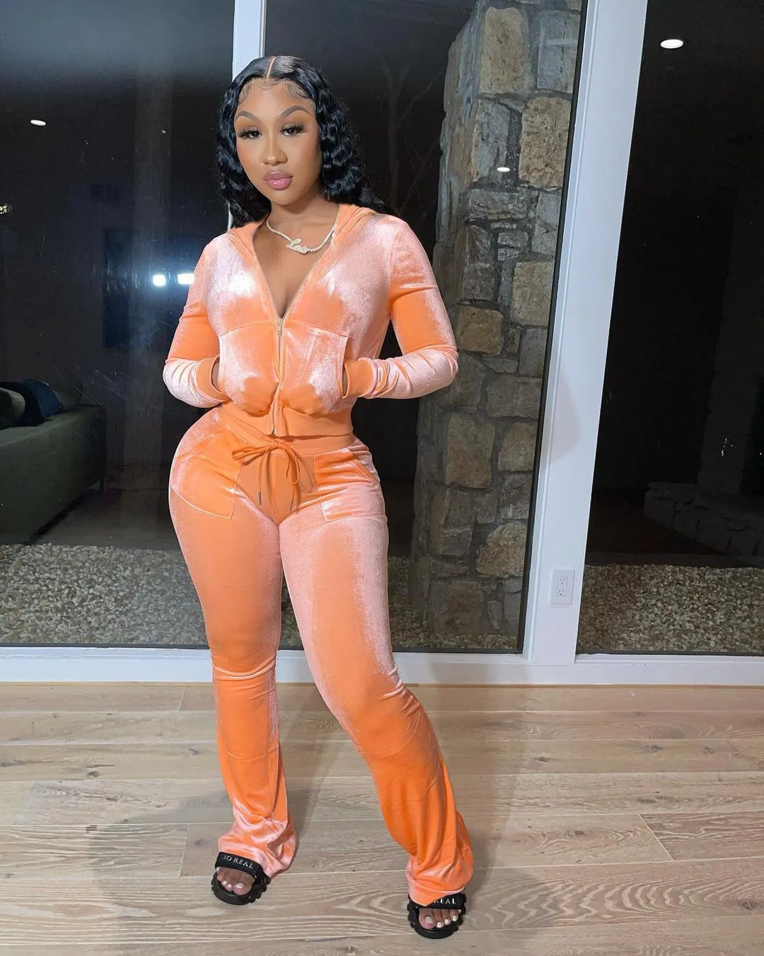 Velvet 2 piece set outlet