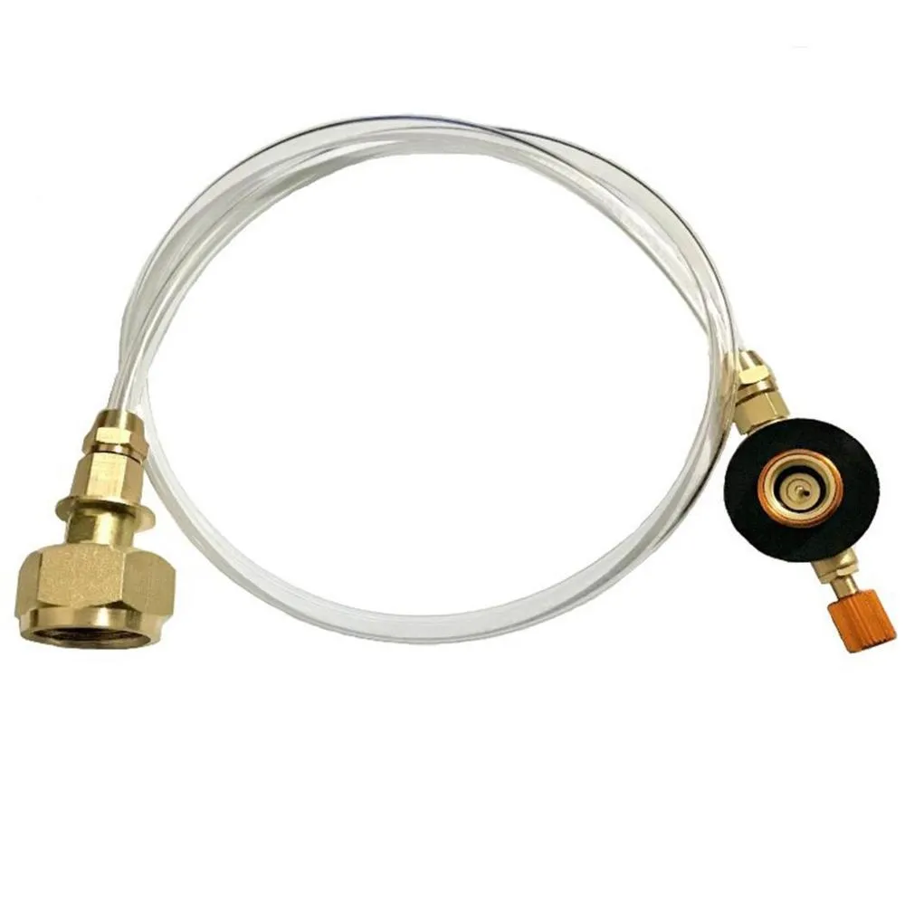 Adaptateur De Recharge Propane Pour Réchaud Camping – Connecteur Universel Bouteille Gaz GPL Butane – Orange – Idéal Plein Air & Économies !