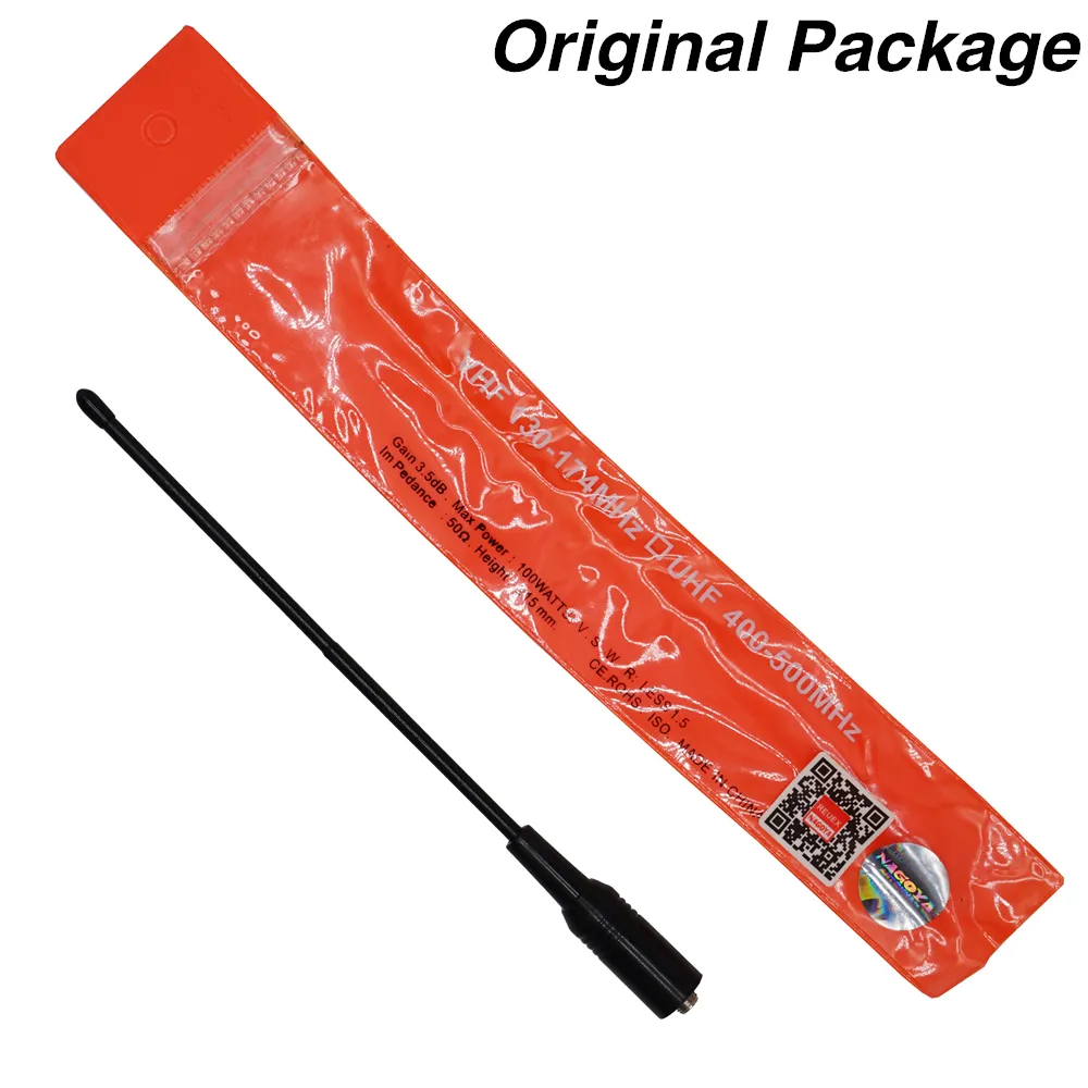 Antenne Fouet NA-771 Pour Talkie-walkie - Gain 2.15 DBi, 144/430 MHz - Compatible Kenwood, Baofeng...