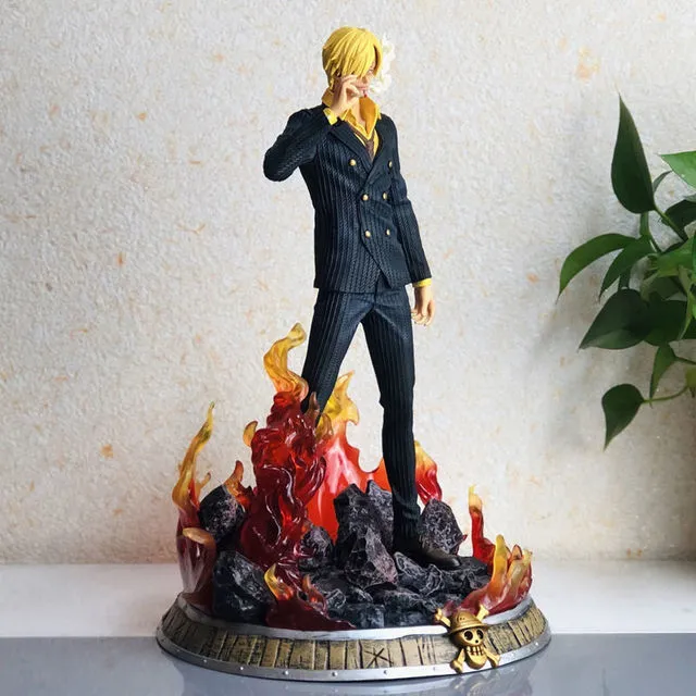 Figurine One Piece Sanji Jambe Noire - - Anime Store France