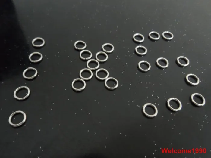 1000 pcs Antique Bronze Double Loop Open Jump Rings 5mm Jewelry