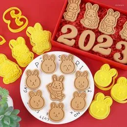 Nuevo Juego de moldes para galletas de dibujos animados, 8 piezas, molde  para galletas con estampado de dibujos animados en relieve, adecuado para  fiestas de cumpleaños infantiles