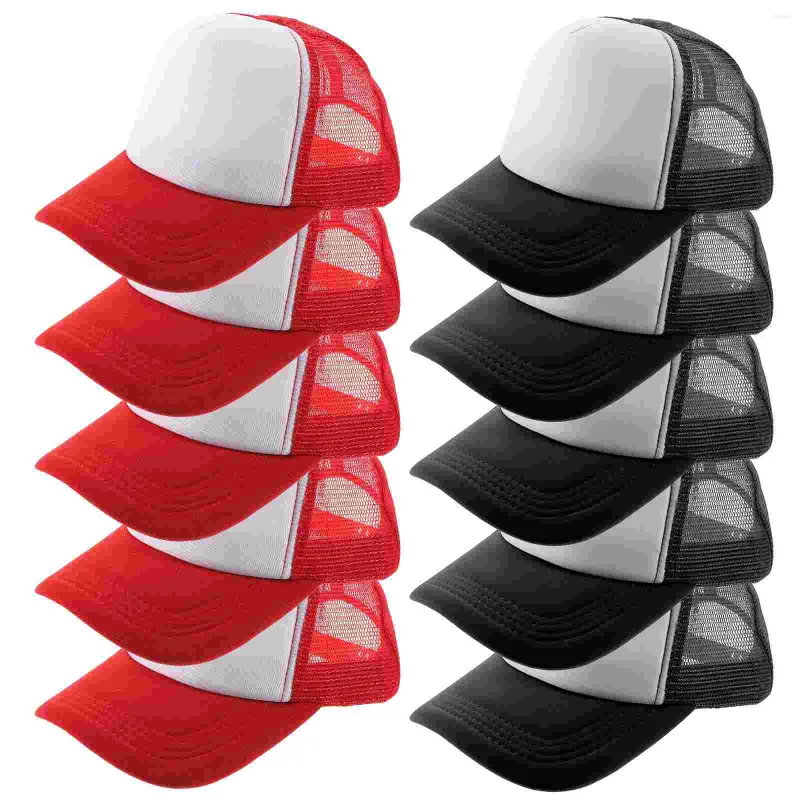 5pcs Heat Transfer Baseball Caps Blank Printing Hats Sublimation Baseball  Hats