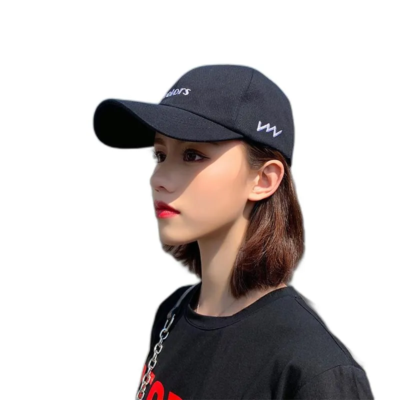 Ball Caps Foux Baseball Women Summer Spring Colors Letter Embroidery Visor Shade Sun Hats Korea Japanese Style Adjustable Fashion