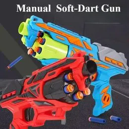 Pistolet Jouet, Revolver Jouet en Mousse, Pistolets pour Enfants pour Enfants de 7 Ans et Plus