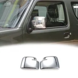 Auto spiegel decoratieve shell review spiegel cover trims voor Suzuki Jimny 2007-2017 auto interieur accessoires