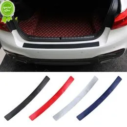 Protector Parachoques Trasero Fibra De Carbono 3D - 90x7 Cm, Adhesivo Antiarañazos, Para Coches, SUV Y Camiones
