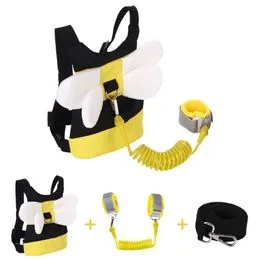 Harnais Enfant 3 En 1 Promenade - Laisse 1,5 M, Dragonne, Ceinture Sécurité, Anti-perte, Pour Bébés Et Tout-petits