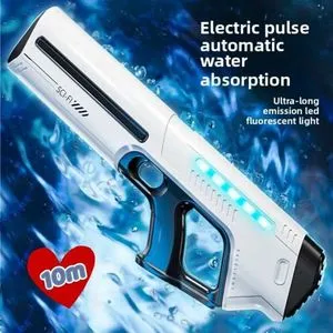 Elektrische waterpistolen, 32 ft bereik sterkste water spuitpistolen, 200cc watertank, abs