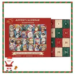Calendario De Adviento De Rompecabezas 2023, 1008 Piezas De Rompecabezas 24 Dias Hasta Navidad Calendario De Adviento De Cuenta Regresiva
