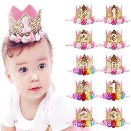 Decoración de primer cumpleaños para niña, falda tutú para silla alta con  corona número 1, decoraciones de primer cumpleaños para niñas bebés