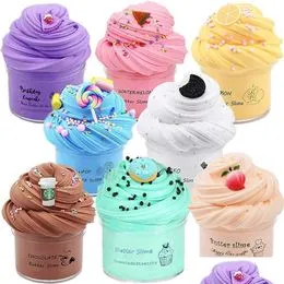 70ml Fruit Dessert Beurre Slime Kit Pour Fille Slime Party Favor