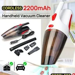  Aspirador de coche portátil sin cable / enchufe de coche 120 W  12 V 5000 PA súper succión húmedo y seco aspiradora para coche hogar limpio  al polvo (color negro inalámbrico) 