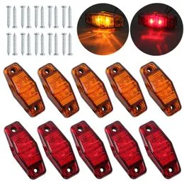 Feux LED Pour Tamiya Scania R470 R620 - Feux De Jupe Latérale, Jaune Transparent, Neuf
