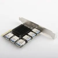 Acheter Carte d'extension TISHRIC PCIE 8X à M2 NVME SSD adaptateur