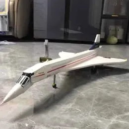 SUNSK Avion Modèle Alliage American Airlines Concorde 1/400 - Miniature Diecast Collection