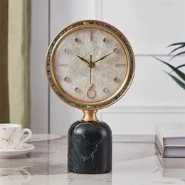 Horloge De Table En Cuivre Pur – Style Vintage Mécanique – Décor Salon Bureau Cadeau élégant