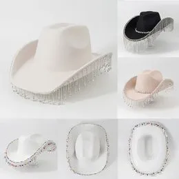 Chapeau Cowboy Roll-Up Wide Brim – Style Western Unisexe Avec Boucle De Ceinture, Beige, Taille 56-58 Cm