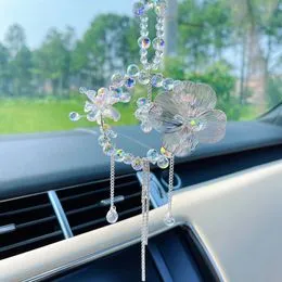 Pendentif De Voiture Chat Mignon En Résine - Décoration Rétroviseur, Balançoire, 22 Cm - Pour Voiture, Jardin, Fenêtre