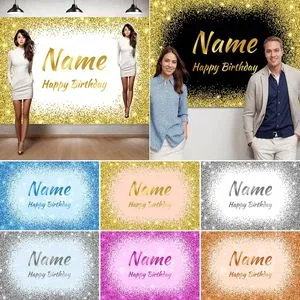 Décorations De Fête D'anniversaire De 30 Ans – Bannière De Cour Pour Homme Et Femme – Décorations De Fête D'anniversaire Pour Lui Et Elle – 400 X 50,8