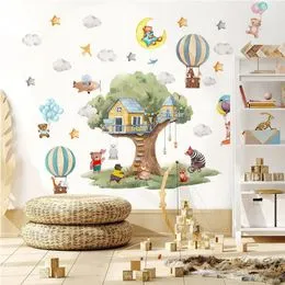 3D Boom Wandstickers - Acryl Woonkamer Wanddecoratie Fotolijst Muurstickers Muursticker Voor Thuis Slaapkamer Bedroom Aisle Wall Decoration Wall Stickers Huisdecoratie (Zilverkleurig 137cm*210cm