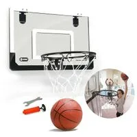 Dentro de Mini Aro de Baloncesto, Mini Canasta Baloncesto Habitacion con 2  Bolas Canasta Baloncesto Pared para NiñOs, NiñOs, NiñAs, Escritorio, BañO,  Dormitorio, Juego : : Juguetes y juegos