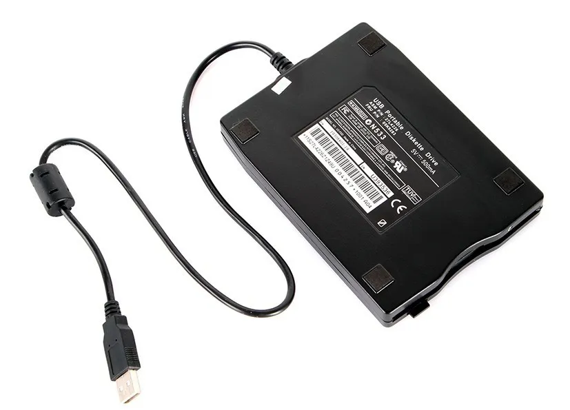 Lecteur Disquette USB Externe Floppy 3.5 pour Ordinateur 720KB 1.44MB