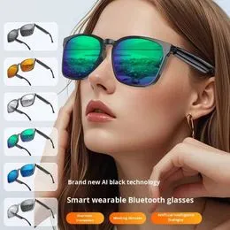 Lunettes Intelligentes Bluetooth 2025 Pour Homme Et Femme Avec Traduction En 164 Langues, Veille Ultra Longue De 7 Jours, Protection UV, étanchéité IP65, Musique Et Appels Sans Fil, Lunettes De Soleil