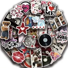 Pigbit Lot De 50 Autocollants En Vinyle Imperméable Motif Léopard Pour Scrapbooking, Ordinateur Portable, Bouteilles D'eau, Journaux, Cadeaux De Fête