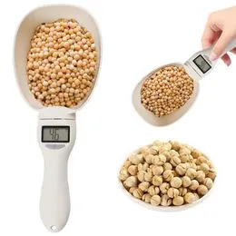Balance de nourriture pour animaux de compagnie LCD outil de pesage de précision électronique chien chat alimentation cuillère à mesurer affichage numérique balance de cuisine  15