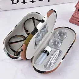 Étui Double Pour Lunettes De Soleil Et Lentilles De Contact - Kit De Voyage - Neuf