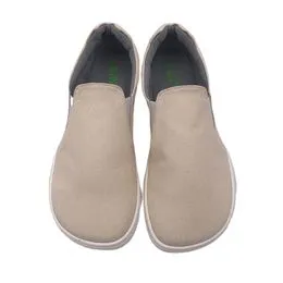 WHITIN Zapatos minimalistas de lona ancha para mujer | Suela sin caída |  Tenis casuales