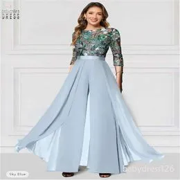 Elegante Zilveren Moeder Van De Bruid Broek Past Plus Size Bruidegom Moeder Avondfeest Pak Chiffon Broek Outdoor Kant Bruiloft Gast Met Jas Vrouwen Chique Formele Kleding Van 67,68 € | DHgate