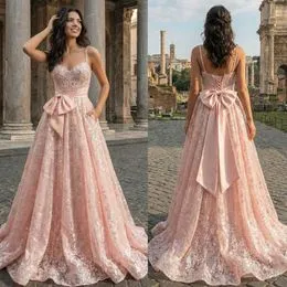 SWEMILE Robe Longue Droite Femme Élégante En Chiffon - Robe Soirée Cocktail Mariage Avec Dentelle
