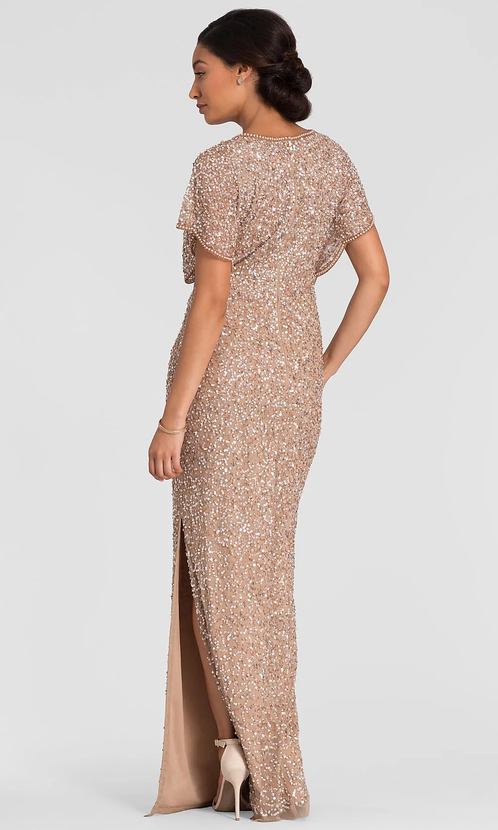 green emerald velvet dress Jovani 05054 Formal Evening Gown