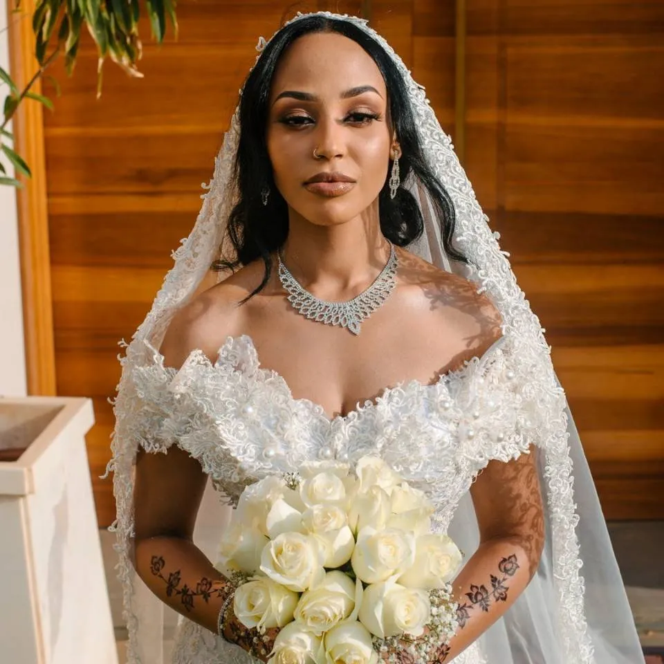 Off White Bridal Gowns Elegant White Off Shoulder... From ...
