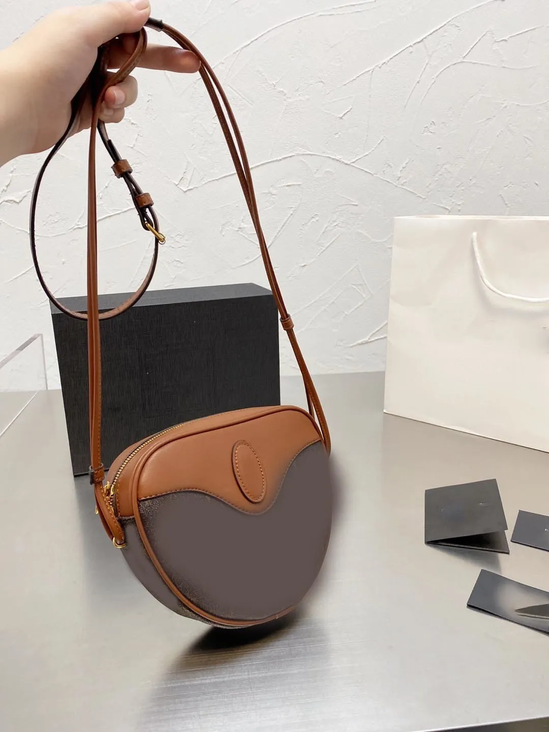 Crossbody Bags Brand Designer Tote Women Shopping Handbag Leather Shoulder Simple Atmosphere Change Wallet Messenger Purses 1025