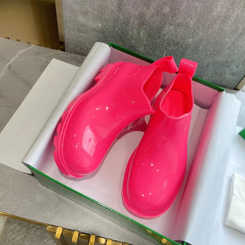 Waterproof Rainboots Short Boots Thick Bottom Fashion Jelly 2022 Autumn