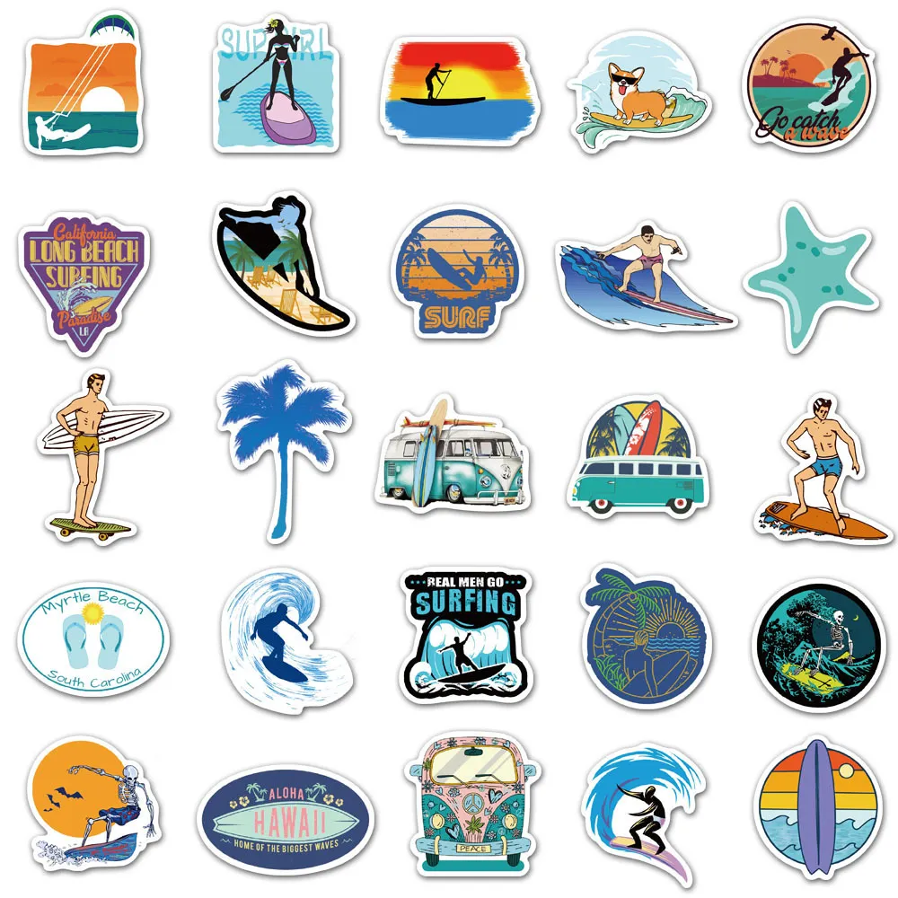 Surf Style Sticker Waterproof Outdoor Surfing Stickers Tropical... From Dh1102209467, $3. ...