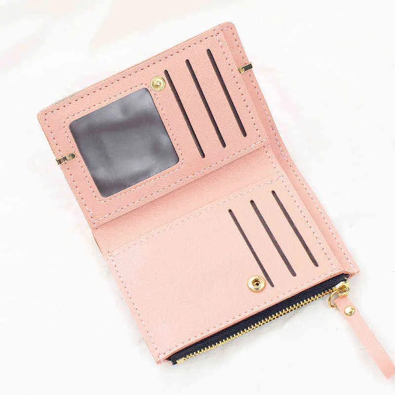 wallets Women wallet brand Short Fashion For Woman Cardholder Small Ladies Female Hasp Mini 220627