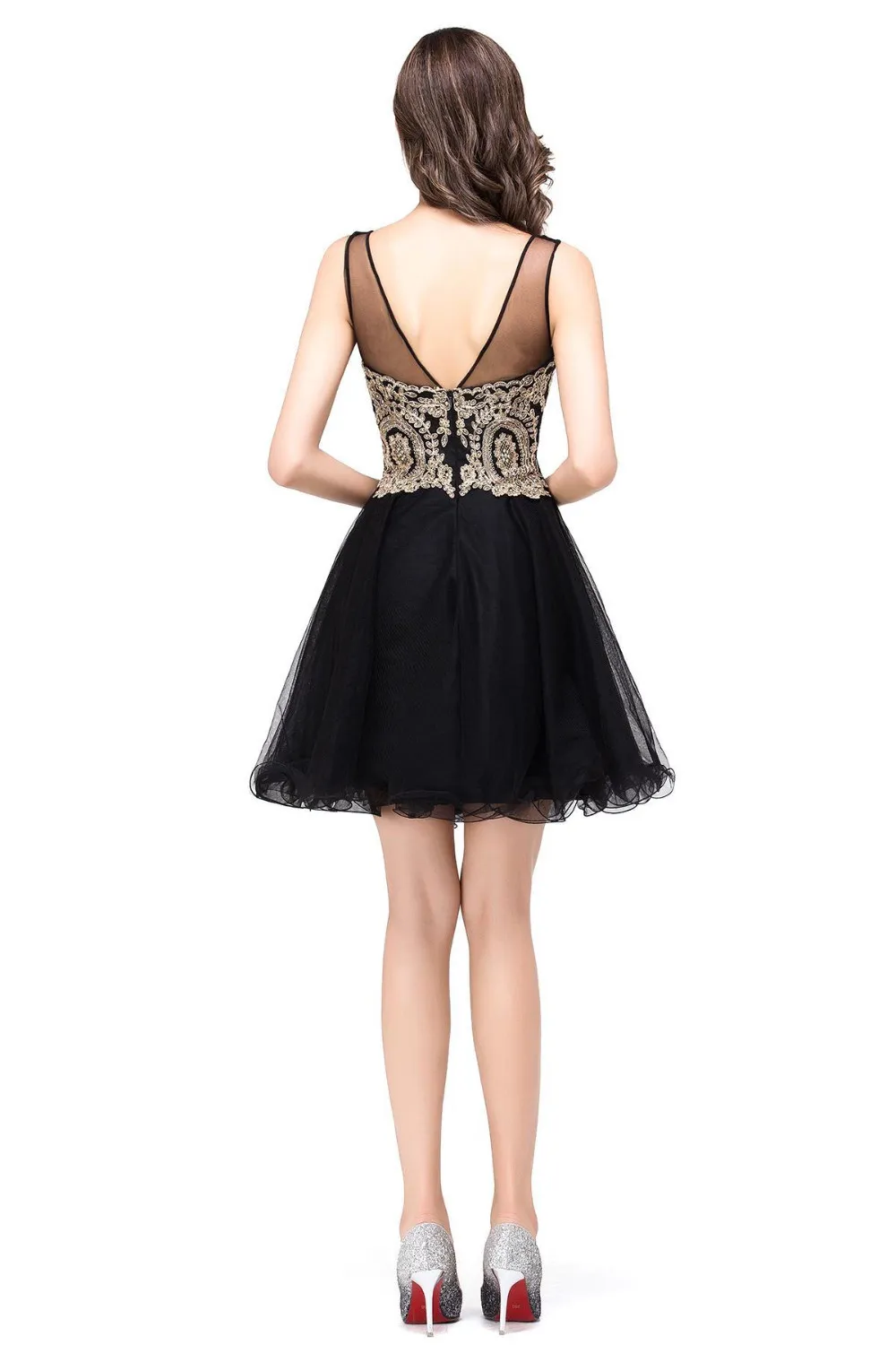 sachin and babi light blue dress Strapless Black Homecoming Dress,Gold Embroidery Homecoming Dress, Homecoming Dresses